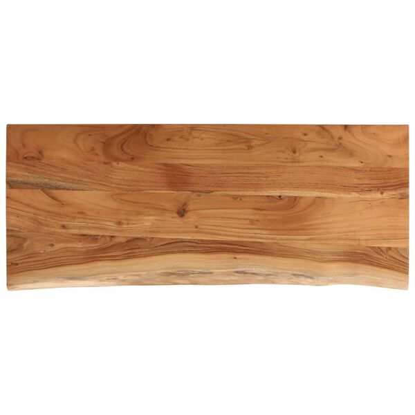 vidaXL Blat masă 100x40x3,8 cm dreptunghiular lemn acacia margine vie