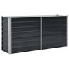 vidaXL Strat &icirc;nălțat de grădină antracit 160x40x77 cm oțel galvanizat