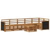 vidaXL Set de canapele de exterior 6 buc. natural Lemn Solid de Acacia