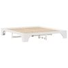 vidaXL Cadru de pat Alb 180 x 200 cm Lemn de pin masiv