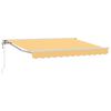 vidaXL Copertină retractabilă Nisipiu 2,5 x 2 m Poliester și Aluminiu