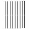 vidaXL Gard plasă de sârmă cu bordură, antracit, 1,6x25 m