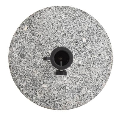 vidaXL Suport umbrelă de soare, granit, rotund, 20 kg
