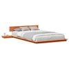 vidaXL Cadru de pat Maro 135 x 190 cm lemn