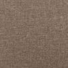 vidaXL Pat cu arcuri, saltea și LED, gri taupe, 120x190 cm, textil