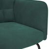 vidaXL Scaun balansoar, verde închis, catifea
