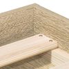vidaXL Cadru de pat, stejar sonoma, 200x200 cm