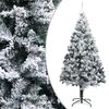 vidaXL Pom de Crăciun artificial cu zăpadă, verde, 210 cm, PVC