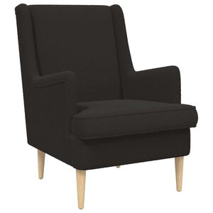 vidaXL Fotoliu Negru Boucl&eacute;