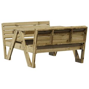 vidaXL Masă de picnic pentru copii, 88x122x58 cm lemn impregnat de pin