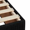 vidaXL Pat box spring cu saltea, negru, 180x200 cm, catifea