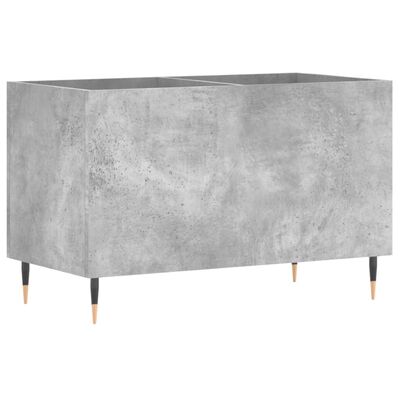 vidaXL Dulap pentru discuri, gri beton, 74,5x38x48 cm, lemn prelucrat