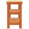 vidaXL Banc de lucru Maroniu cerat 78,5 x 50 x 80 cm Lemn de pin masiv