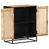 vidaXL Servantă 60x35x75 cm, lemn de mango brut și trestie naturală