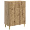 vidaXL Bufet Stejar Artizanal 66 x 34,5 x 90 cm Lemn prelucrat
