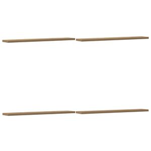 vidaXL Plăci bibliotecă, 4 buc., stejar artizanal, 60x10x1,5 cm, lemn