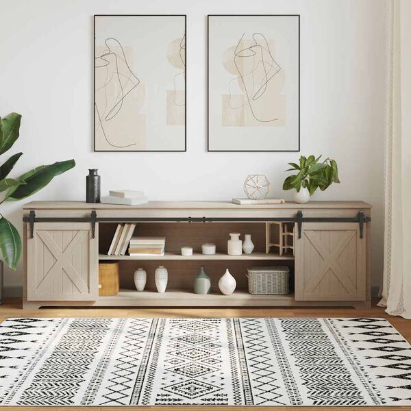 vidaXL Set uși glisante pentru dulap 213 cm oțel carbon