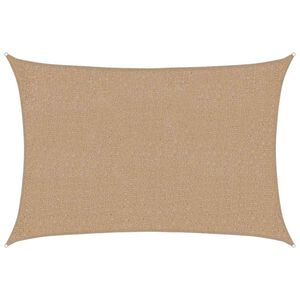 vidaXL P&acirc;nză parasolar, taupe, 2x2,5 m, HDPE, 160 g/m&sup2;