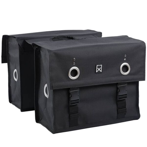 Willex Coșuri de bicicletă, negru, 52 L