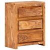 vidaXL Dulap cu sertar 60x33x75 cm, lemn masiv de acacia