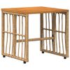 vidaXL Set de Mobilier pentru Exterior 3 pcs Alb Natural și Crem