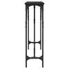 vidaXL Masă consolă, negru, 140x23x75 cm, lemn prelucrat