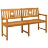 vidaXL Bancă de exterior natural 150 x 55,5 x 90 cm