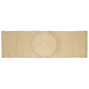 vidaXL Covoare de zonă Alb 60 x 250 cm Iută
