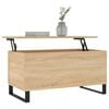 vidaXL Măsuță de cafea, stejar sonoma, 90x44,5x45 cm, lemn compozit
