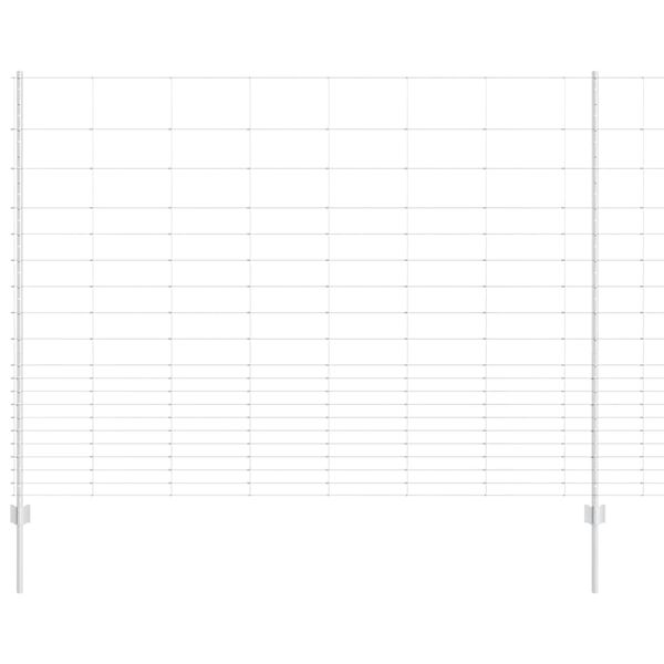vidaXL Gard cu St&acirc;lp Argintiu 1,6 x 25 m Oțel