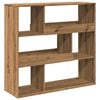 vidaXL Bibliotecă/Separator de cameră stejar artizanal, 100x33x94,5 cm