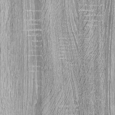 vidaXL Oglindă de baie, gri sonoma, 60x10,5x37 cm, lemn compozit