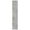 vidaXL Dulap de depozitare, gri beton, 70x42,5x225 cm, lemn prelucrat