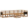 vidaXL Set de canapele de exterior 7 pcs natural Lemn Solid de Acacia