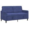vidaXL Sofa cu Spațiu de Depozitare Albastru Poliție 152 x 78 x 87 cm