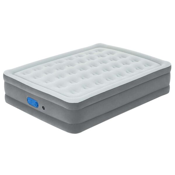 Bestway Saltea gonflabilă AlwayzAire, 2 pers., gri, 203x152x46 cm
