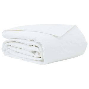 vidaXL Pilotă de vară 240 x 220 cm Vară Pene Alb Respirabil