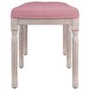 vidaXL Bancă, roz, 110x40x49 cm, catifea