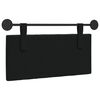vidaXL Cap de pat suspendat Pe perete Negru 90 x 55 x 7 cm Catifea
