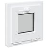 vidaXL Fereastră de subsol culoare internă albă RISOR 40 x 40 cm