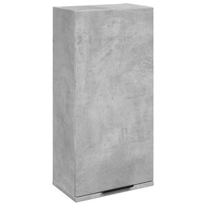 vidaXL Dulap de baie montat pe perete, gri beton, 32x20x67 cm