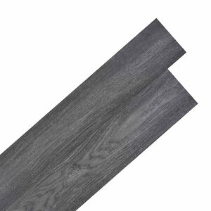 vidaXL Plăci de Pardoseală Negru și Alb 5,02 m&sup2; 36 buc. PVC