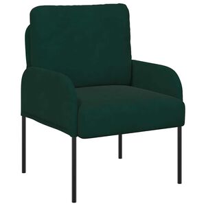 vidaXL Canapele cu pernă 55cm Verde &icirc;nchis placaj