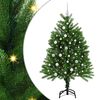 vidaXL Brad de Crăciun cu 150 LED cu suport Verde 120 cm PE