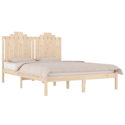vidaXL Cadru de pat, 200x200 cm, lemn masiv de pin
