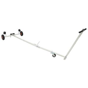 vidaXL Remorcă de barcă ajustabilă cu pneuri pneumatice 200 kg Load