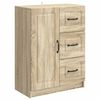 vidaXL Bufet cu sertar Stejar Sonoma 66 x 34,5 x 87 cm Lemn prelucrat