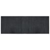 vidaXL Covor dreptunghiular, gri, 70x200 cm, bambus