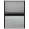 vidaXL Ecran insecte pentru ferestre, cu umbrar, 80x120 cm, aluminiu