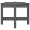 vidaXL Măsuță de cafea, gri, 87x48x35 cm, lemn masiv de pin